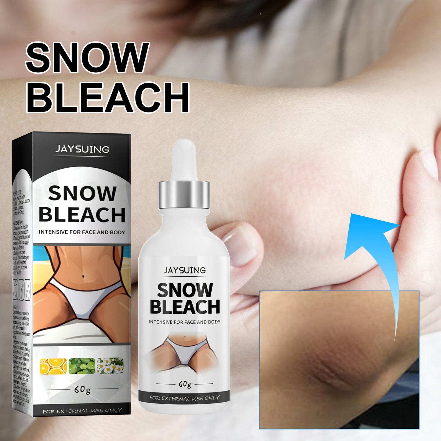 Dim Elbow Knee Dark Peel Brightening Skin Care